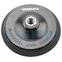 PLATORELLO GOMMA CON VELCRO ø125 SUPPORTO M14
