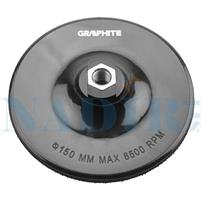 PLATORELLO GOMMA CON VELCRO ø150 SUPPORTO M14