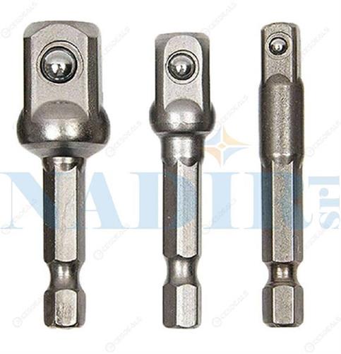 INSERTO PER CHIAVI A BUSSOLA ATTACCO 1/4 X M 1/4+3/8+1/2
