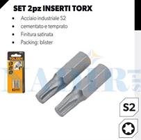 BLISTER 2PZ INSERTO PER AVVITATORE MM.25 TX25