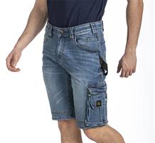 NUOVO BERMUDA JEANS DA LAVORO MULTITASCA RICA LEWIS SUNJOBA TG.46