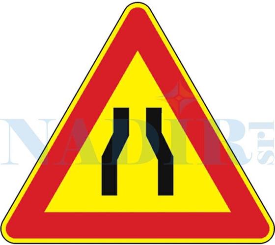 SEGNALE STRETTOIA SIMMETRICA FIG.384 CM.90 CLASSE 1