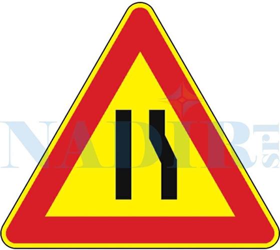 SEGNALE STRETTOIA DESTRA FIG.386 CM.90 CLASSE 1