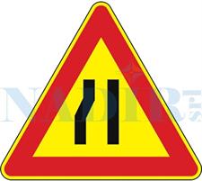 SEGNALE STRETTOIA SINISTRA FIG.385 CM.90 CLASSE 1