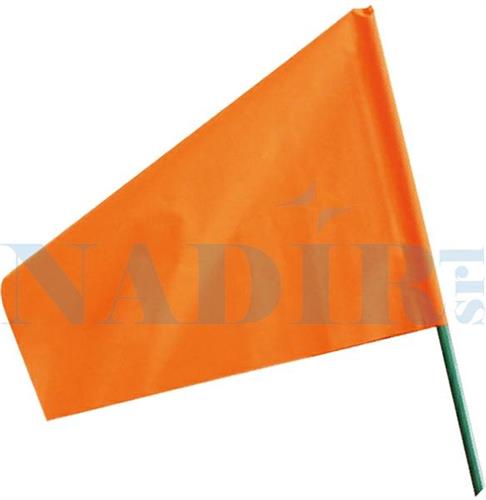 BANDIERINA SEGNALETICA DA MOVIERI CM.60X80 M/LEGNO
