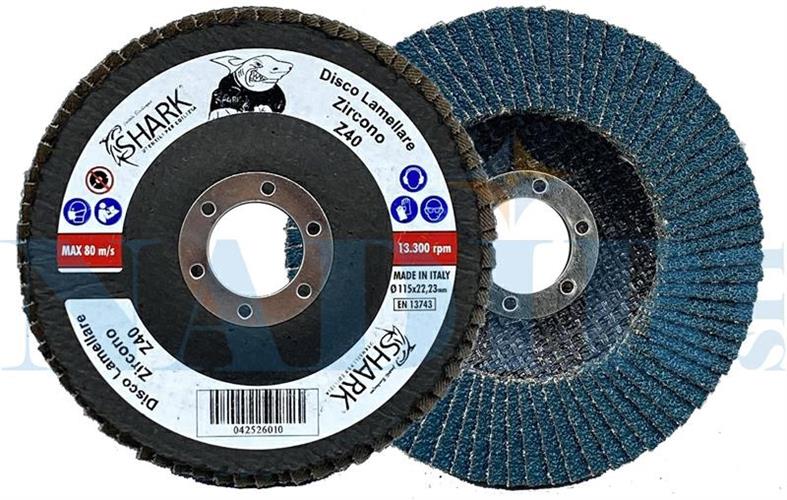 DISCO LAMELLARE ALLO ZIRCONIO ø115 GRANA Z60