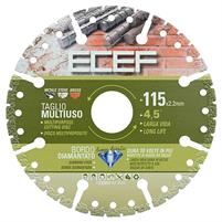 DISCO DIAMANTATO TAGLIO MULTIUSO ø115 ECEF BL880115