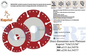 DISCO DIAMANTATO METAL MAX ø230 KAPRIOL ART.54577