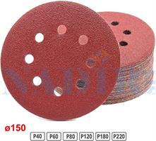 DISCO ABRASIVO CON VELCRO ø150 GRANA 180 CF.100PZ