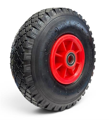 RUOTA PNEUMATICA CARRELLO PORTASACCHI PVC ø260X85 CON CUSCINETTI