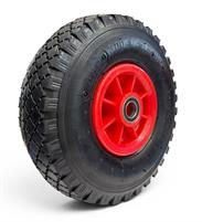RUOTA PNEUMATICA CARRELLO PORTASACCHI PVC ø260X85 CON CUSCINETTI