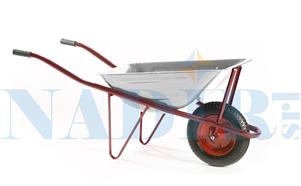 CARRIOLA SEMI-PROFESSIONALE SALDATA CON VASCA ZINCATA LT.70