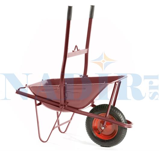 CARRIOLA PROFESSIONALE SALDATA PESANTE VERNICIATA RIBALTABILE LT.75