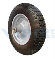 RUOTA CARRIOLA ø350X8 ASSE CM.17 PNEUMATICA SERIE LUX 4 TELE