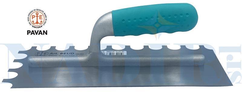 FRATTONE DENTATO D15 PAVAN 841/D MAN.SINTESI MM.120X280 ART.1813733
