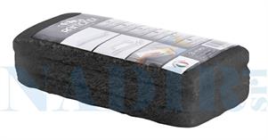 KIT 3 TAMPONE RAIMONDI FELTRO NERO CM.25X12X2 ALTA ABRASIVITA'