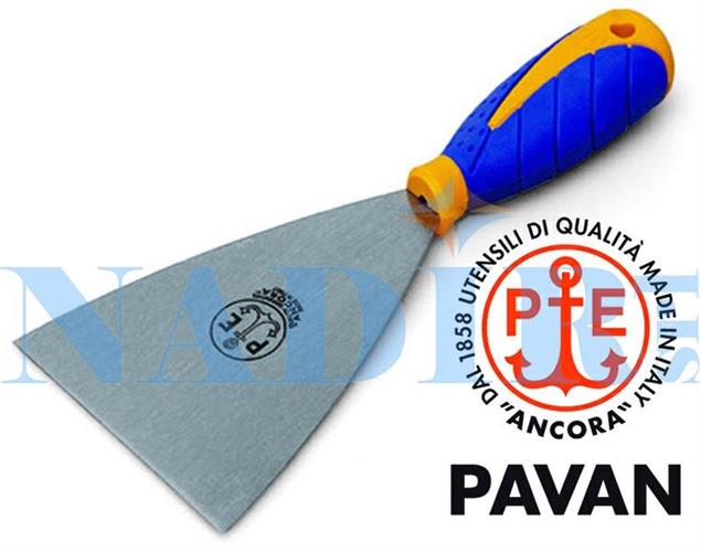 SPATOLA PER PITTORI E STUCCATORI PAVAN ART.501/S MM.80 MAN.SINTESI