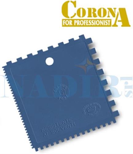 SPATOLA CORONA DENTATURE MISTE TAGLIO QUADRO ART.SCQ-G