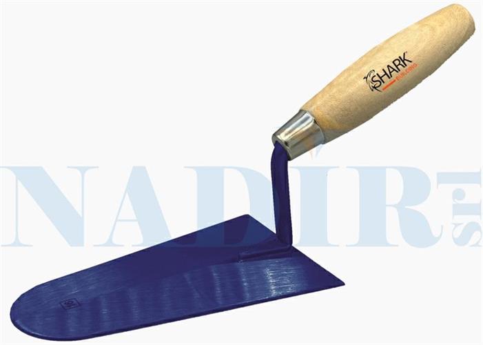 CAZZUOLA SHARK MANICO LEGNO PUNTA TONDA CM.19