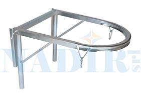 SUPPORTO ACCIAIO PER TRAMOGGIA SCARICA DETRITI ICS TOP QUALITY