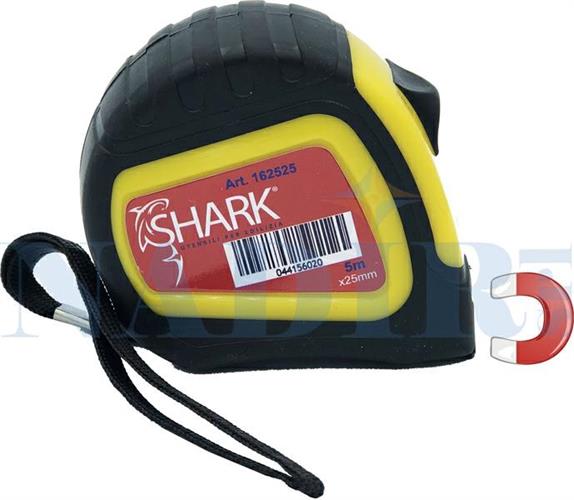 FLESSOMETRO SHARK MAGNETICO NASTRO MM.25 MT.5 ART.167