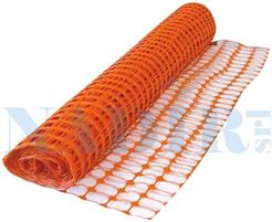 RETE ARANCIO CANTIERE SERIE PESANTE 140GR/MQ H.100X50MT
