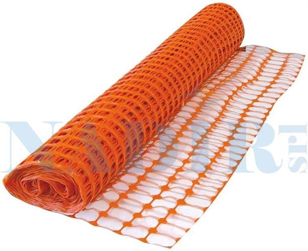 RETE ARANCIO CANTIERE SERIE PESANTE 140GR/MQ H.120X50MT