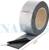 NASTRO BUTILICO ALLUMINIO-BITUME MM.75X10MT