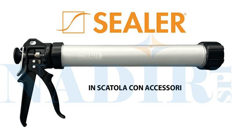 PISTOLA SIGILLANTI SALSICCIOTTO ML.600 +KIT UGELLI ART.41009