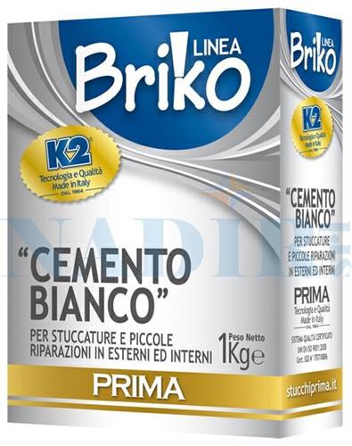 LASTMINUTE CEMENTO IN POLVERE BIANCO LINEA BRIKO KG.1