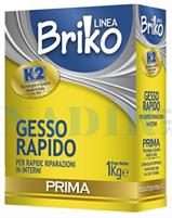 LASTMINUTE GESSO RAPIDO IN POLVERE LINEA BRIKO KG.1