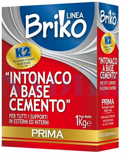 LASTMINUTE INTONACO A BASE CEMENTO IN POLVERE LINEA BRIKO KG.1