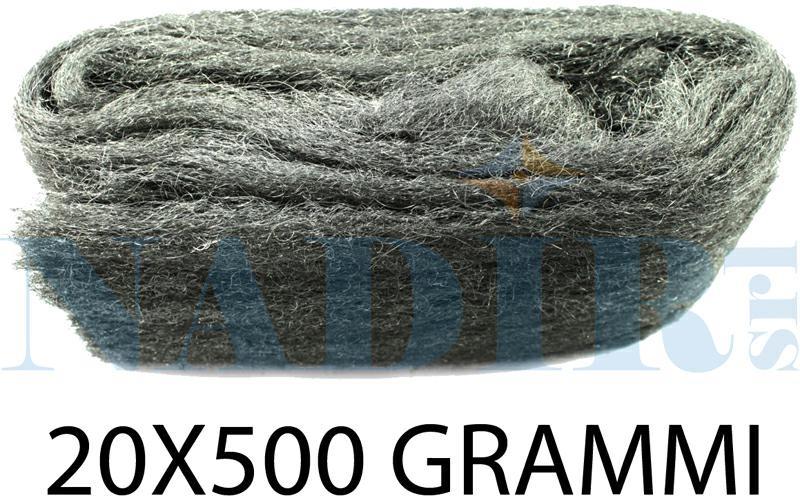 LANA ACCIAIO STELLA NAZIONALE SCATOLA 20 MATASSINE DA 500 GRAMMI