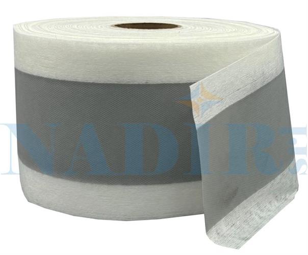 BANDELLA ELASTICA CON FELTRO PER GUAINA COPERTURA CM.12X50MT