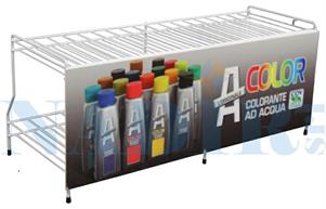 ESPOSITORE METALLICO DA BANCO COLORANTI ACOLOR 50