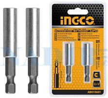 BLISTER 2 PEZZI PORTAINSERTI MAGNETICO INGCO 1/4 MM.60 ABH10601