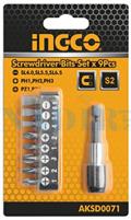 NUOVO PORTAINSERTI PROFESSIONALE INGCO 1/4 MM.60 CON KIT INSERTI 8