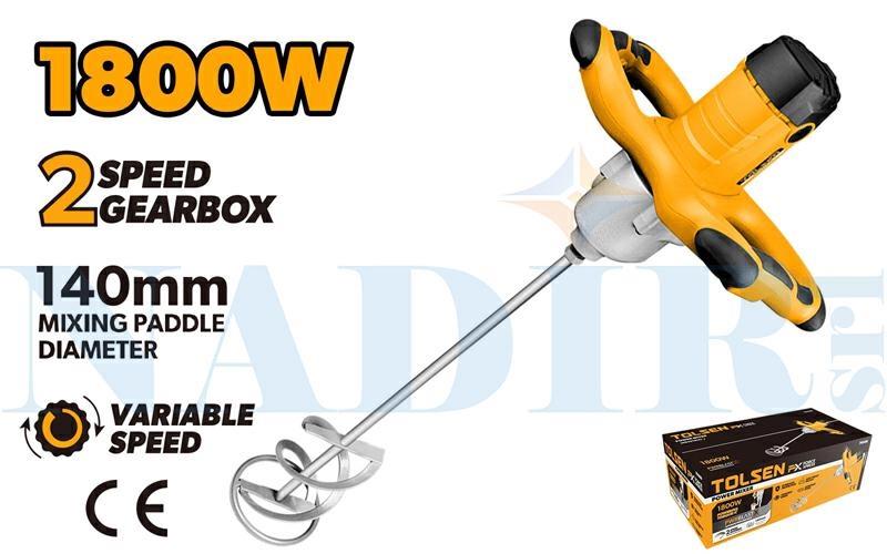 NUOVO MESCOLATORE TOOLSEN 1800W CON FRUSTA ø140 ART.79509