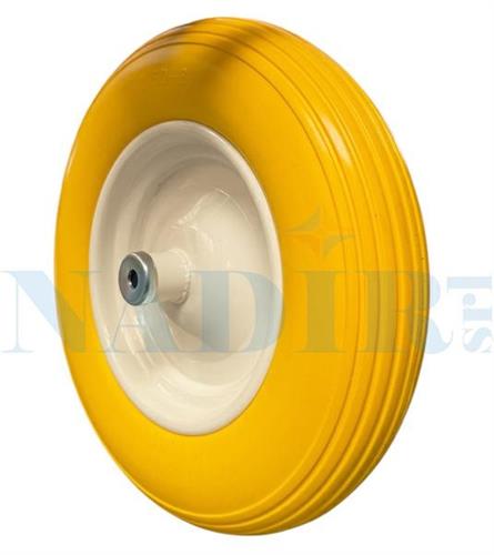 RUOTA CARRIOLA ø350X8 ASSE CM.17 INFORABILE SERIE LUX