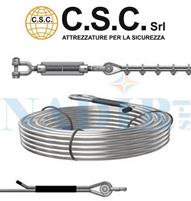 KIT FUNE ZINCATA LINEA VITA ø10 MT.8 ART.446A