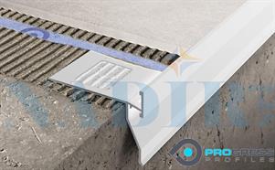 PROFILO TERRAZZE PROGRESS PROTERRACE BIANCO GOFFRATO H.10X270CM