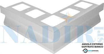 PROGRESS PROFILES ANGOLO ESTERNO PROTERRACE BIANCO GOFFRATO