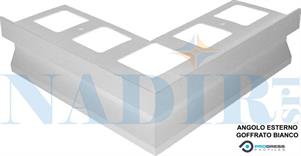 PROGRESS PROFILES ANGOLO ESTERNO PROTERRACE BIANCO GOFFRATO