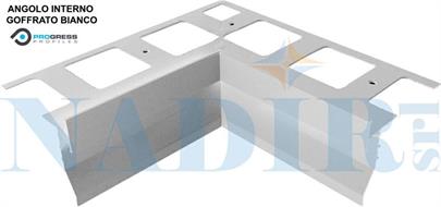 PROGRESS PROFILES ANGOLO INTERNO PROTERRACE BIANCO GOFFRATO