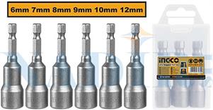 ASSORTIMENTO INSERTO A BUSSOLA INGCO 1/4 MAGNETICO 6-7-8-9-10-12