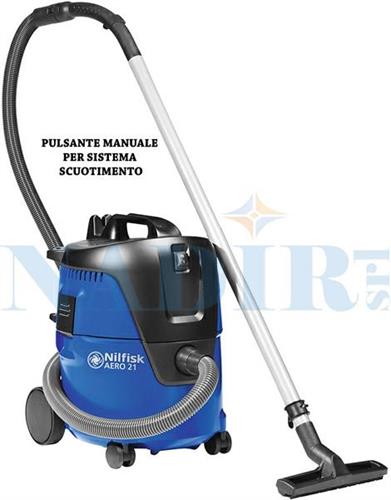 ASPIRATORE NILFISK AERO 21-21 PC LT.20 W.1200 CON PRESA