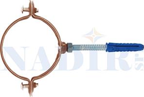 COLLARE PER PLUVIALI TONDO RAME ø80 SERIE STANDARD
