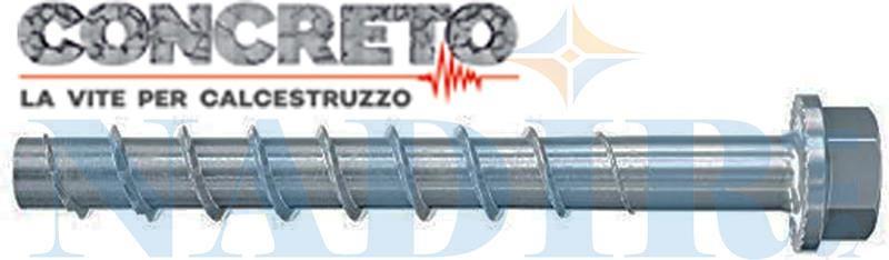 VITE TESTA ESAGONALE PER CALCESTRUZZO HX21 ø12X110