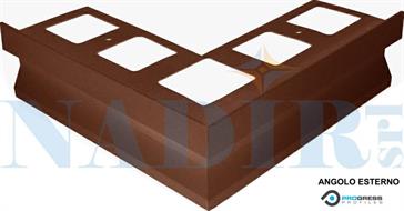 PROGRESS PROFILES ANGOLO ESTERNO PROTERRACE TESTA DI MORO