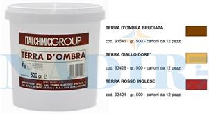 TERRE COLORANTI ROSSO INGLESE GR.500 ITALCHIMICI ART.93424